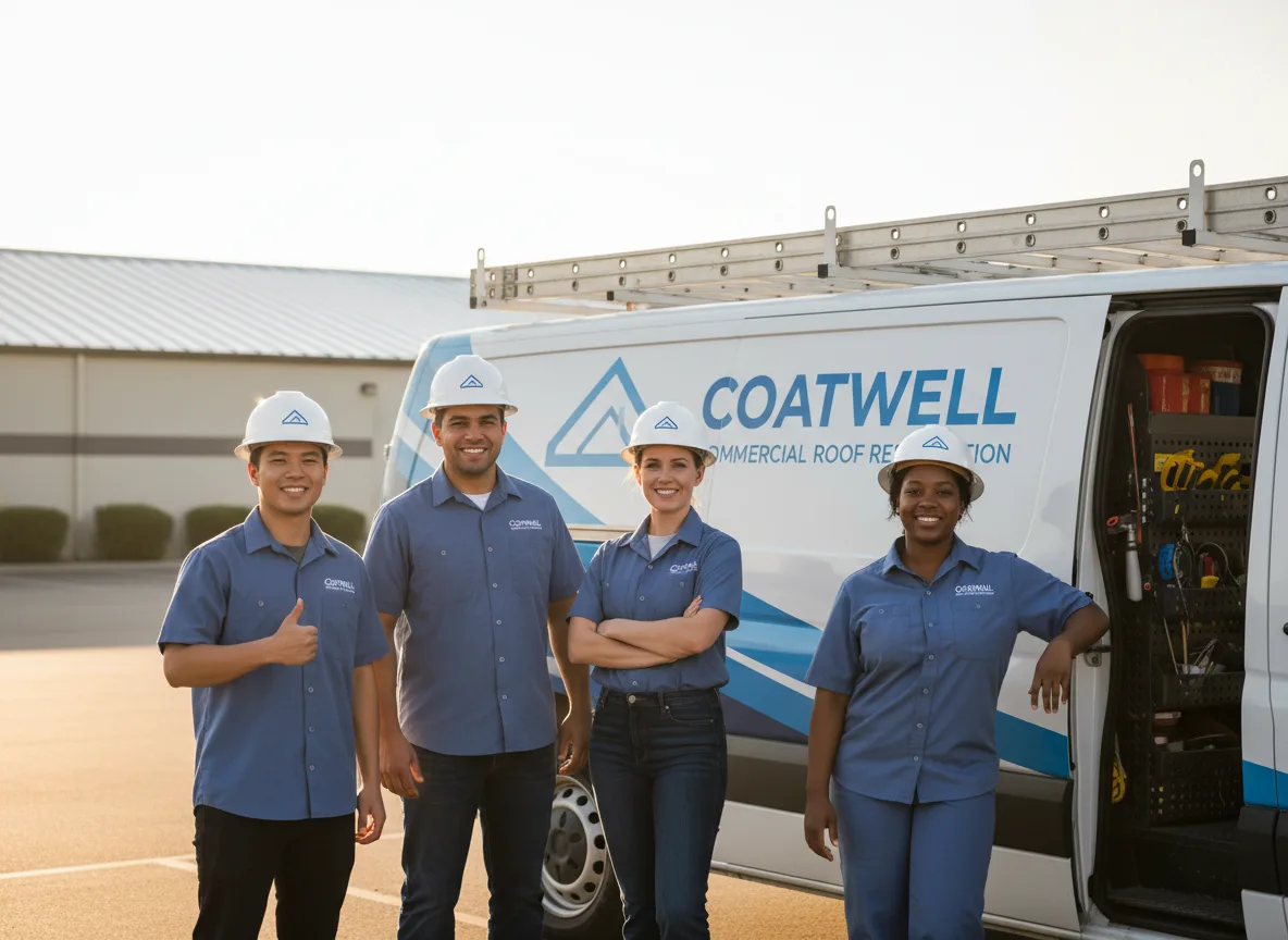 Commercial roof coating company in Baldwin, ND